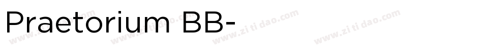 Praetorium BB字体转换